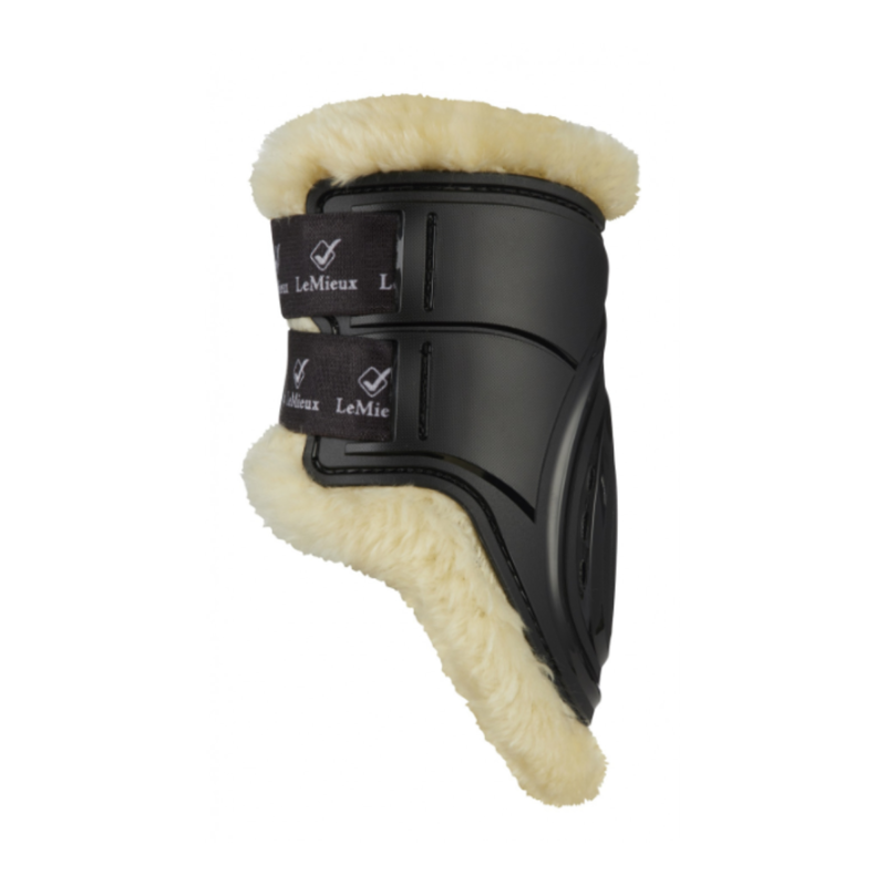 LeMieux Impact Responsive Comfort Fetlock Boots - Black-1